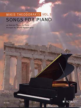 Illustration theodorakis songs for piano vol. 1