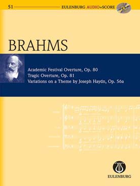 Illustration de Ouverture pour une fête académique - Ouverture tragique - Variations sur un thème de Haydn (op. 80, 81, 56 a)