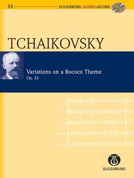 Illustration de Variations sur un thème rococo op. 33 pour violoncelle et orchestre