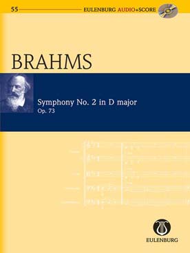Illustration brahms symphonie n° 2 op. 73 en re maj