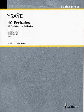 Illustration ysaye preludes (10) op. 35