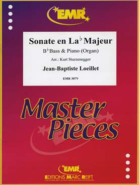 Illustration de Sonate en la b M pour basse si b et piano ou orgue (tr. Sturzenegger)