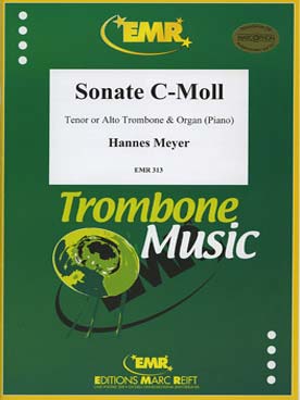 Illustration de Sonate en do m pour trombone alto ou ténor et piano ou orgue
