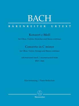 Illustration bach js concerto bwv 1060