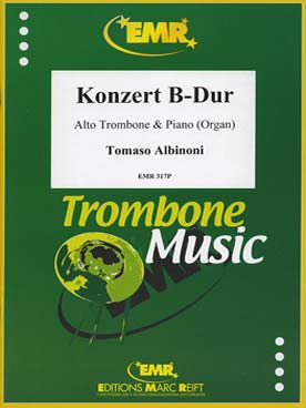 Illustration de Konzert en si b M pour trombone alto et piano ou orgue