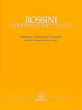 Illustration rossini andante et theme avec variations