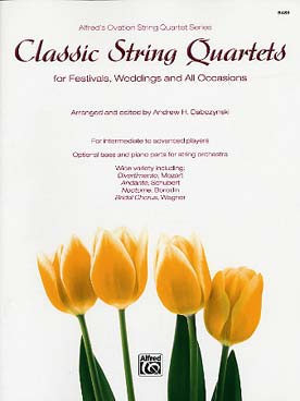 Illustration de CLASSIC STRING QUARTETS pour concert, mariage et toutes autres occasions basse (contrebasse)