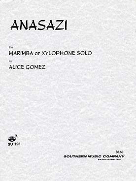 Illustration gomez anasazi pour marimba solo
