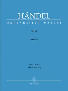 Illustration de Saul HWV 53, réd. chant/piano (anglais/ allemand)