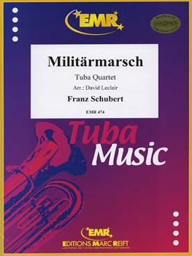Illustration de Militärmarsch pour 2 euphoniums et 2 tubas (tr. Leclair)