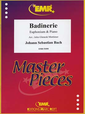 Illustration de Badinerie pour euphonium et piano (tr. Mortimer)