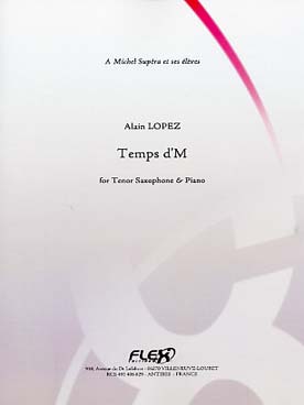 Illustration lopez temps d'm (le) pour sax tenor