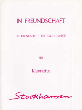 Illustration stockhausen in freundschaft