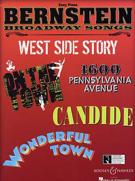 Illustration de Broadway Songs easy piano : 12 arr. très faciles de West side story et autres comédies musicales