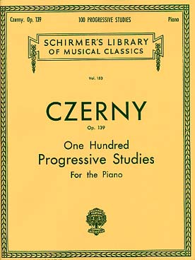 Illustration czerny op. 139 100 exercices commencants