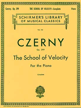 Illustration czerny op. 299 ecole de la velocite