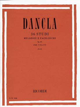 Illustration de 36 Études mélodiques op. 84 - éd. Ricordi