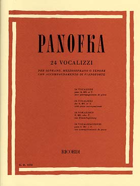 Illustration de 24 Vocalises op. 81 A (soprano, mezzo ou ténor)