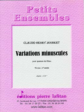 Illustration joubert variations minuscules