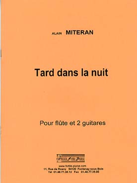 Illustration de Tard dans la nuit pour flûte et 2 guitares