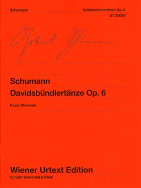 Illustration schumann davidsbundlertanze op. 6