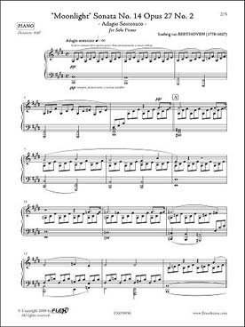 Illustration de Sonate Clair de lune N° 14 op. 27/2