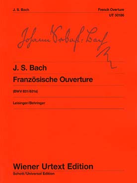 Illustration de Ouverture française BWV 831/831a