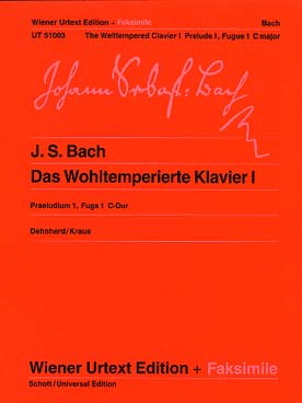 Illustration bach js prelude/fugue bwv 846 en do maj