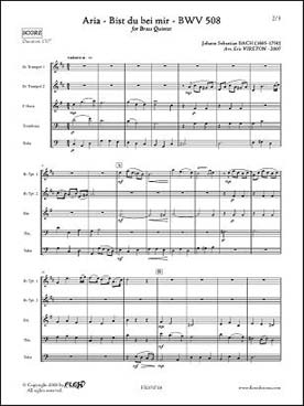 Illustration de Aria BWV 508 (tr. Vireton)