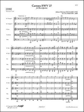 Illustration de Cantate BWV 27 (tr. Vireton)