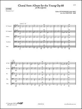Illustration de Choral de l'album à la jeunesse op. 68/4
