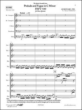 Illustration de Prélude et fugue BWV 549 en do m