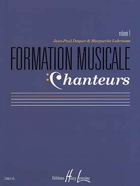 Illustration de Formation musicale chanteurs - Vol. 1