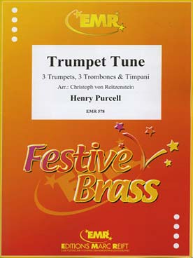 Illustration de Trumpet tune pour 3 trompettes, 3 trombones et timbales (tr. Reitzenstein)