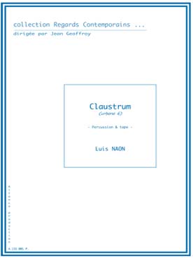 Illustration de Claustrum pour percussion et bande