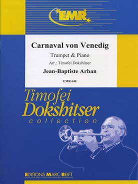 Illustration de Carneval von Venedig (tr. Dokshitser) pour trompette (ou cornet) et piano   