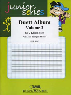 Illustration de DUETT ALBUM "Junior series" pour 2 clarinettes (tr. Michel) - Vol. 2