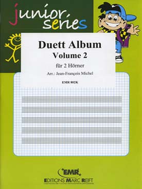 Illustration de DUETT ALBUM "Junior series" pour 2 cors (tr. Michel) - Vol. 2