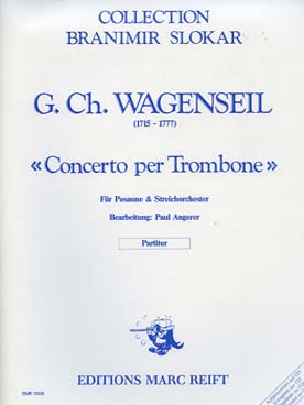 Illustration wagenseil concerto pour tromb et cordes