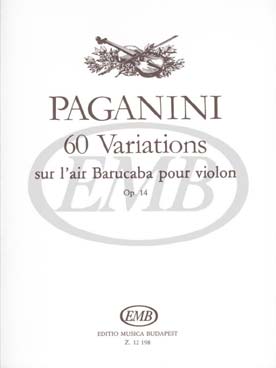 Illustration de 60 Variations sur l'air Barucaba op. 14