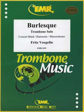 Illustration de Burlesque pour trombone solo et orchestre