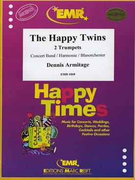 Illustration de The Happy twins pour 2 trompettes et orchestre