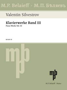 Illustration silvestrov piano works vol. 3