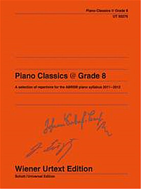 Illustration de PIANO CLASSICS @ GRADE 8 : Sélection d'œuvres pour l'examen de l'ABRSM