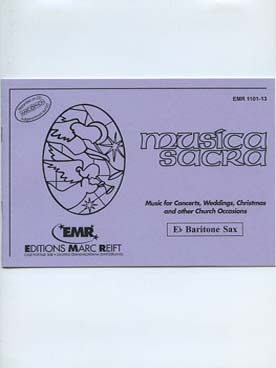 Illustration de MUSICA SACRA partie saxophone baryton   
