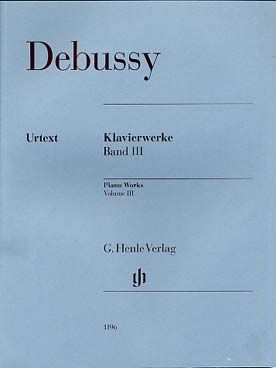 Illustration debussy oeuvres pour piano vol. 3