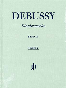 Illustration debussy oeuvres pour piano vol. 3 relie