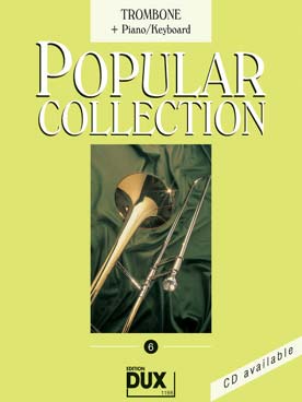 Illustration de POPULAR COLLECTION - Vol. 6 : trombone et piano