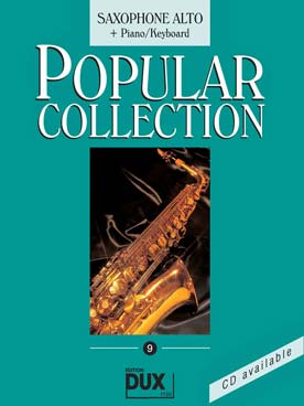 Illustration de POPULAR COLLECTION - Vol. 9 : saxophone alto et piano