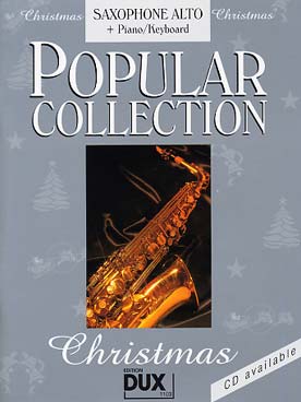 Illustration popular collection christmas sax alto/p